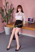 Most Popular Japanese Sexy Beautiful Wife Artifical Naked Silicone Skinny Sex Doll with Pubes produced by AUTOMATICWOMAN